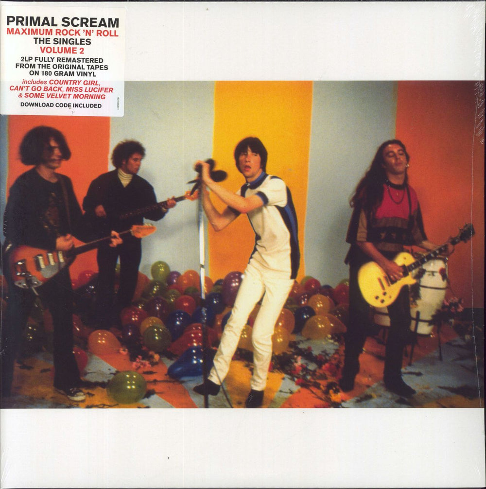 Primal Scream Maximum Rock 'N' Roll The Singles Volume 2 - 180gm - Sealed UK 2-LP vinyl record set (Double LP Album) 19075933811