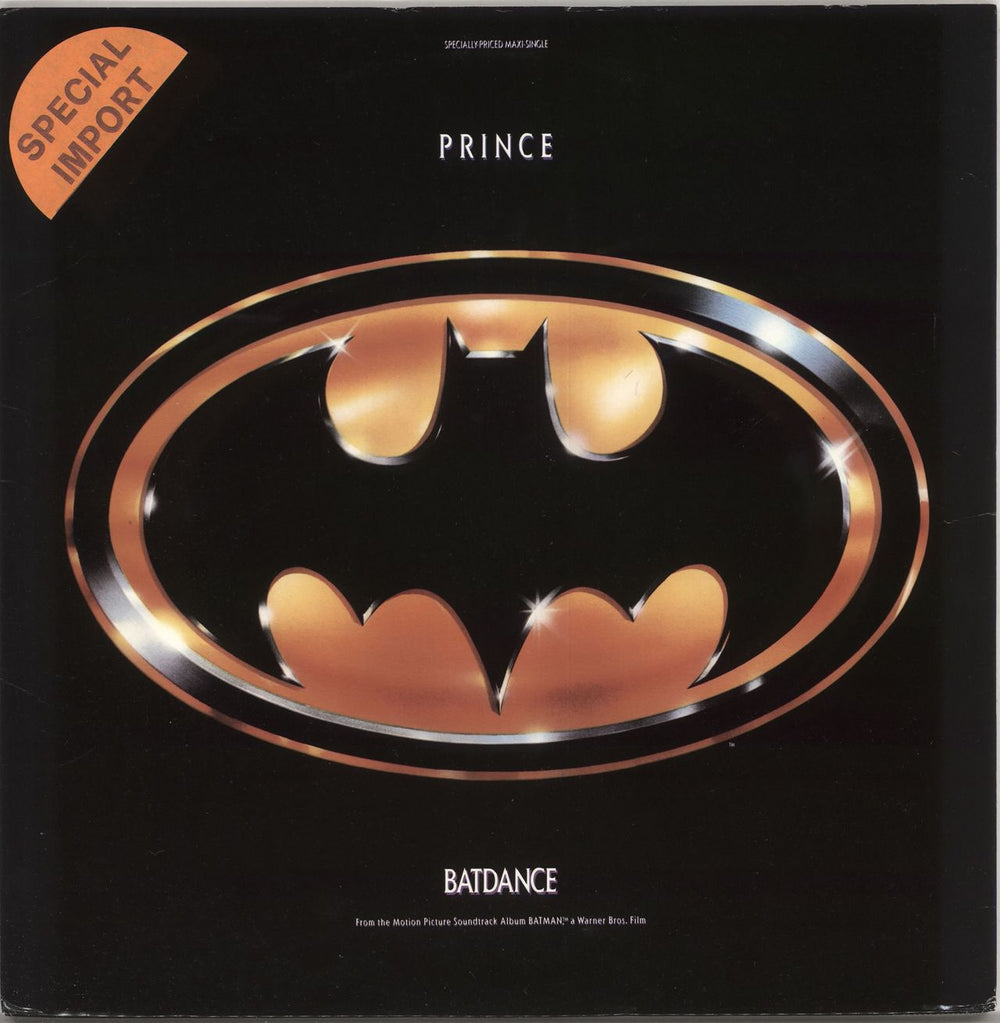 Prince Batdance - Batmix US 12" vinyl single (12 inch record / Maxi-single) 921257-0