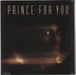 Prince For You - 180gm - Sealed UK vinyl LP album (LP record) 9362-49220-9