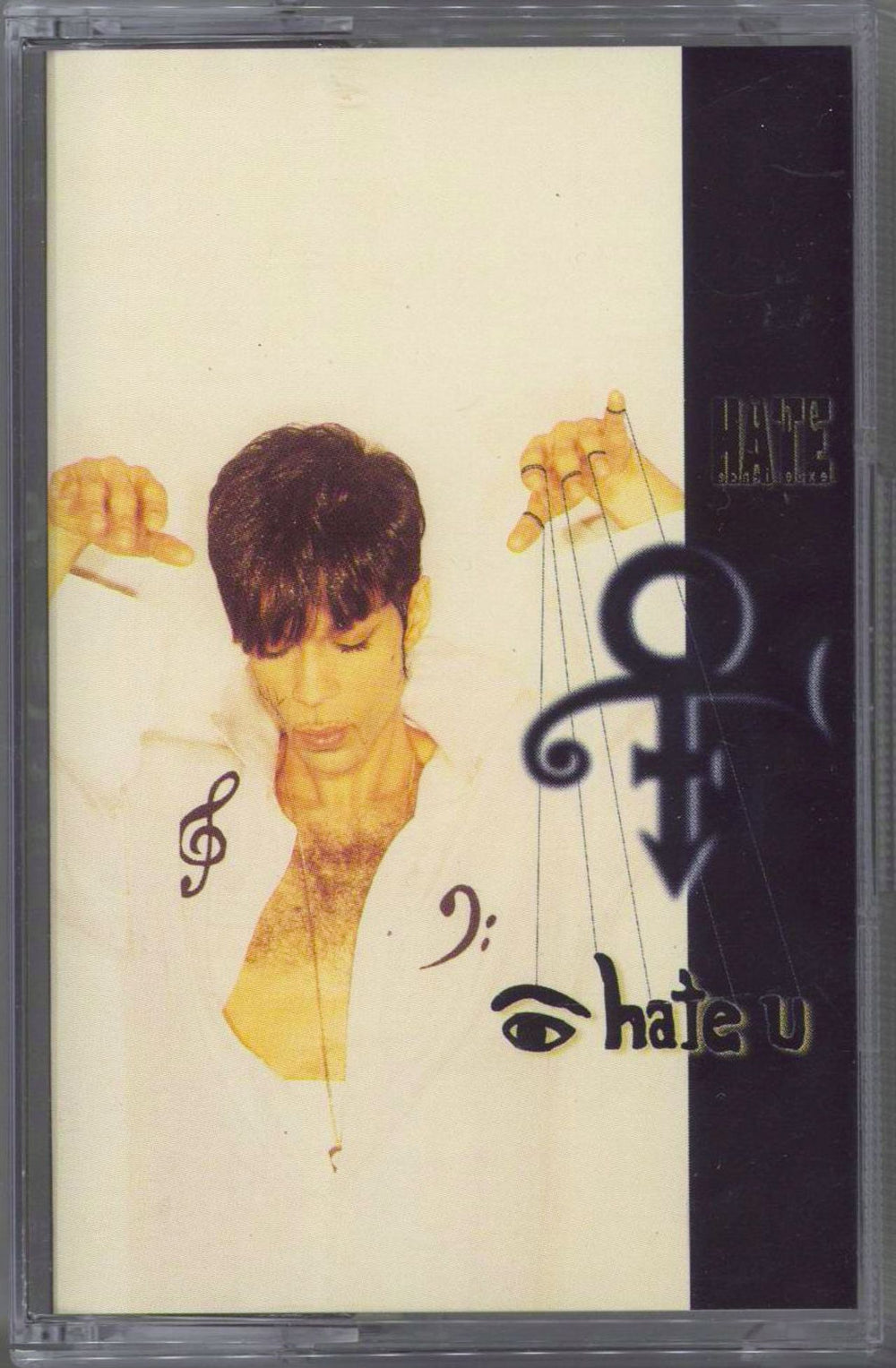 Prince I Hate U - Clear UK cassette single W0315C