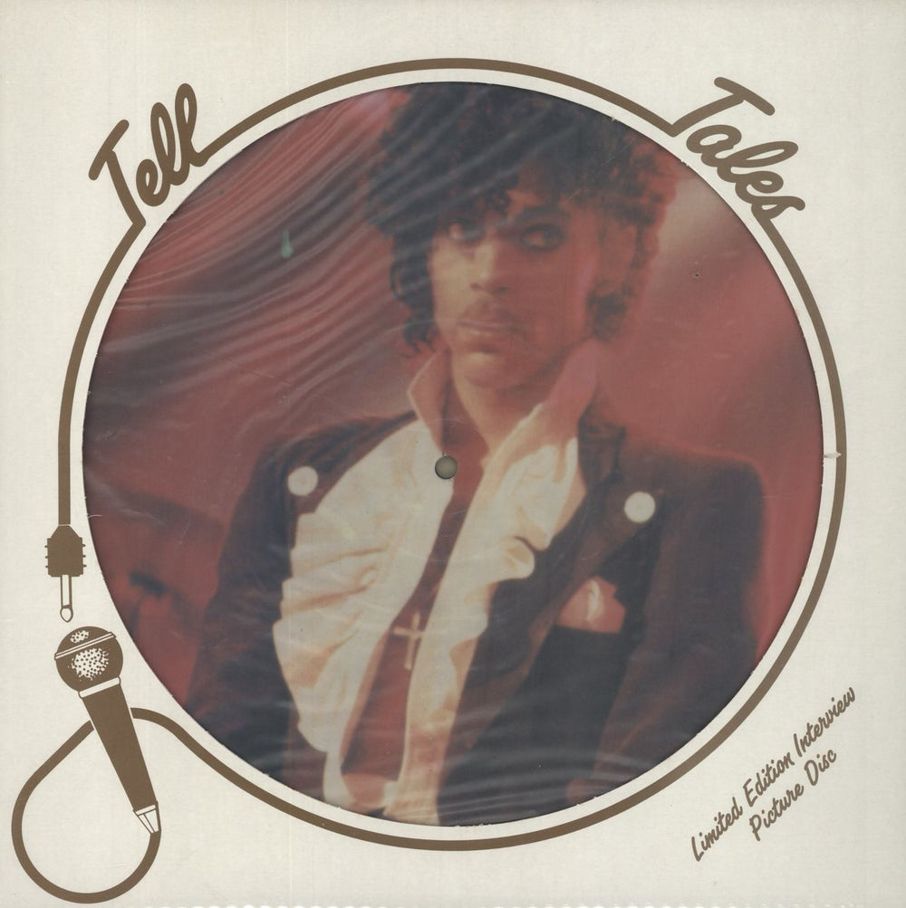 Prince In Conference + die-cut sleeve UK picture disc LP (vinyl picture disc album) PR1