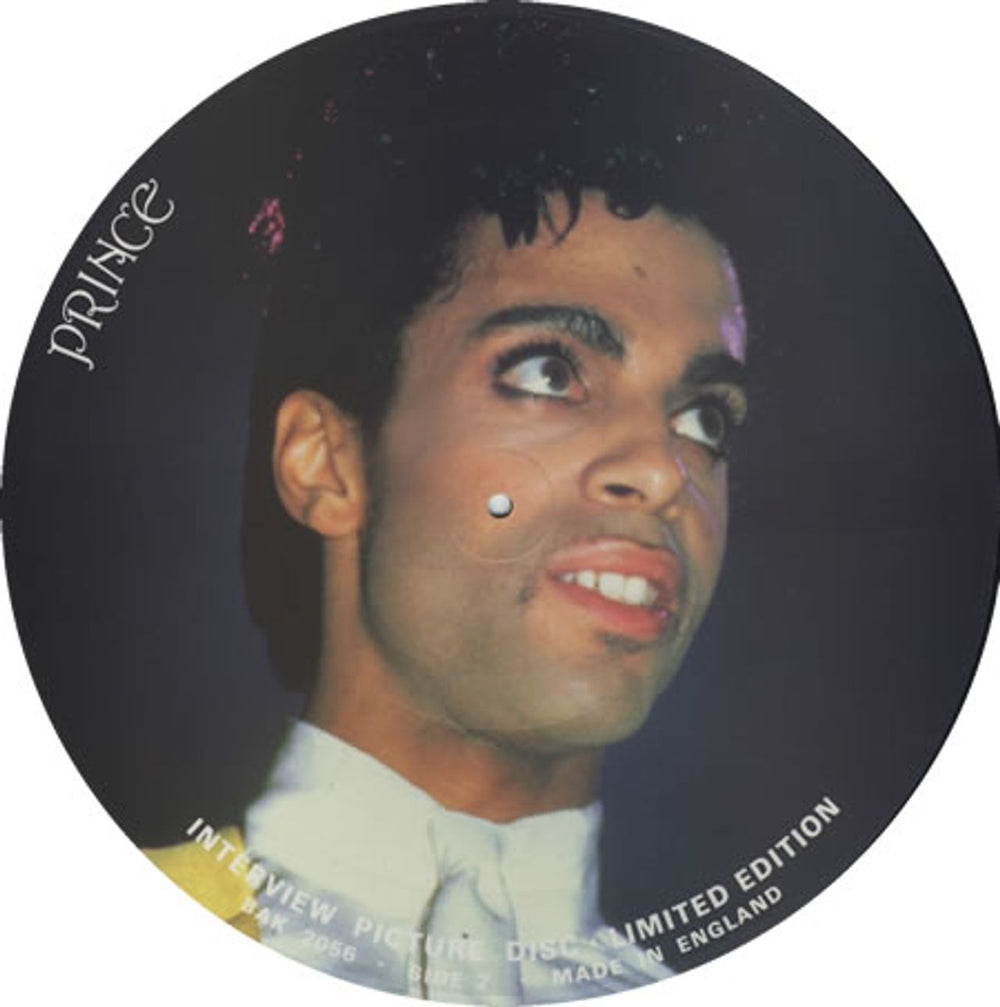 Prince Interview Picture Disc UK picture disc LP (vinyl picture disc album) BAK2056