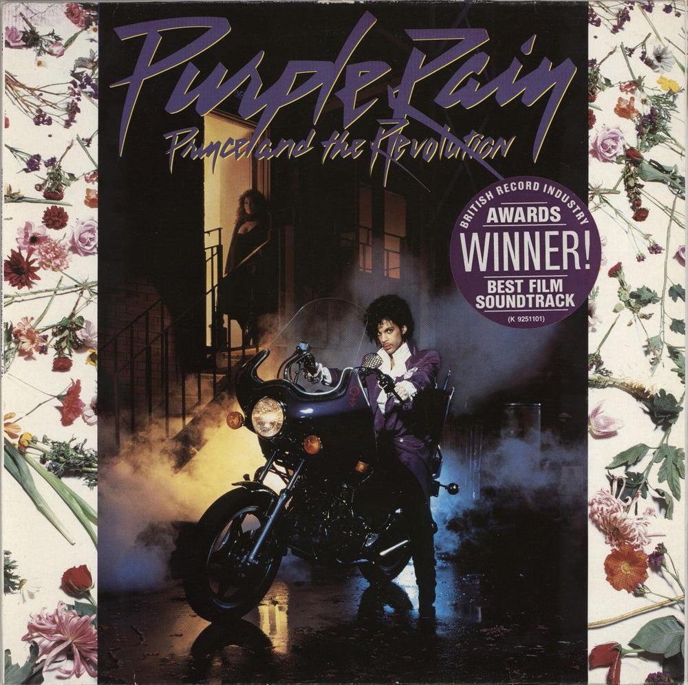 Prince Purple Rain - 'Awards' Stickered German vinyl LP album (LP record) 925110-1