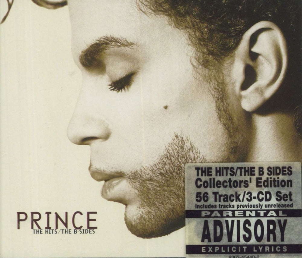 Prince The Hits And B-Sides - Warning Stickered German 3-CD album set (Triple CD) 9362454402