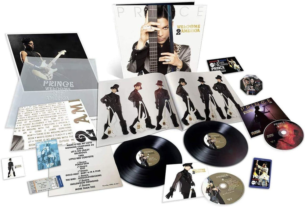 Prince Welcome 2 America - Deluxe Edition [2LP/1CD/Blu-Ray] - Sealed UK box set 19439866161S1