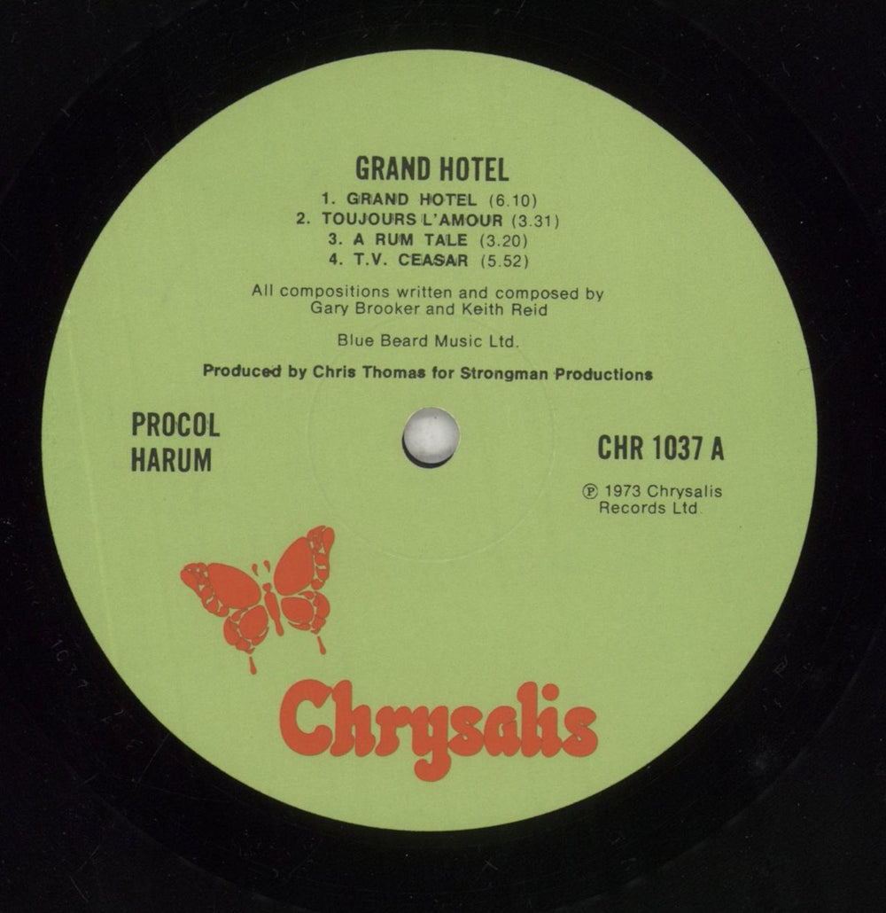 Procol Harum Grand Hotel - 1st + Booklet - EX UK vinyl LP album (LP record) PRHLPGR636677