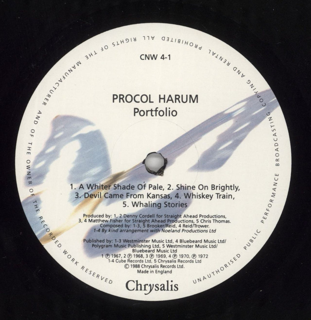 Procol Harum Portfolio UK 2-LP vinyl record set (Double LP Album) PRH2LPO861081