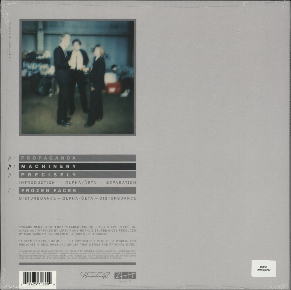 Propaganda p:Machinery – the alpha:beta definition - RSD 2025 - Clear Vinyl - Sealed UK 12" vinyl single (12 inch record / Maxi-single) 602475358909