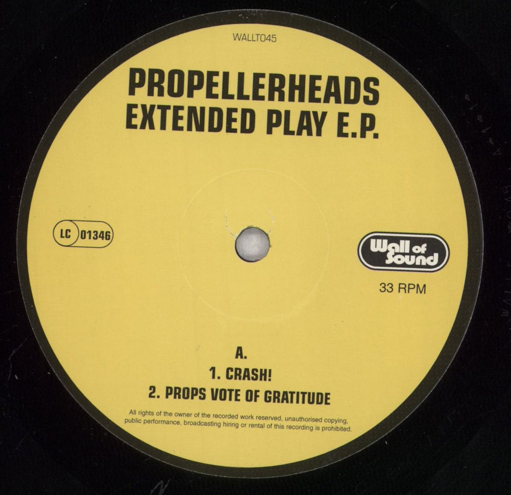 Propellerheads Extended Pal E.P. UK 12" vinyl single (12 inch record / Maxi-single) P-H12EX840562