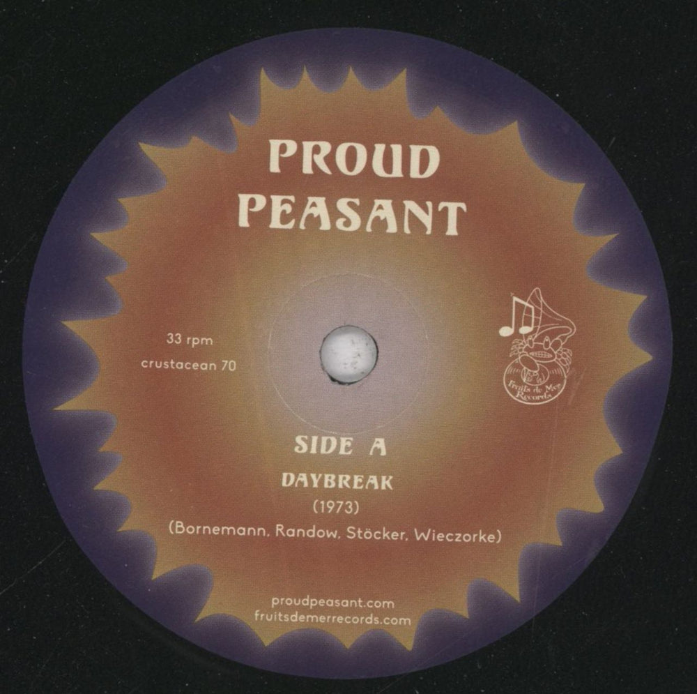 Proud Peasant Cosmic Sound UK 7" vinyl single (7 inch record / 45) 67X07CO836609