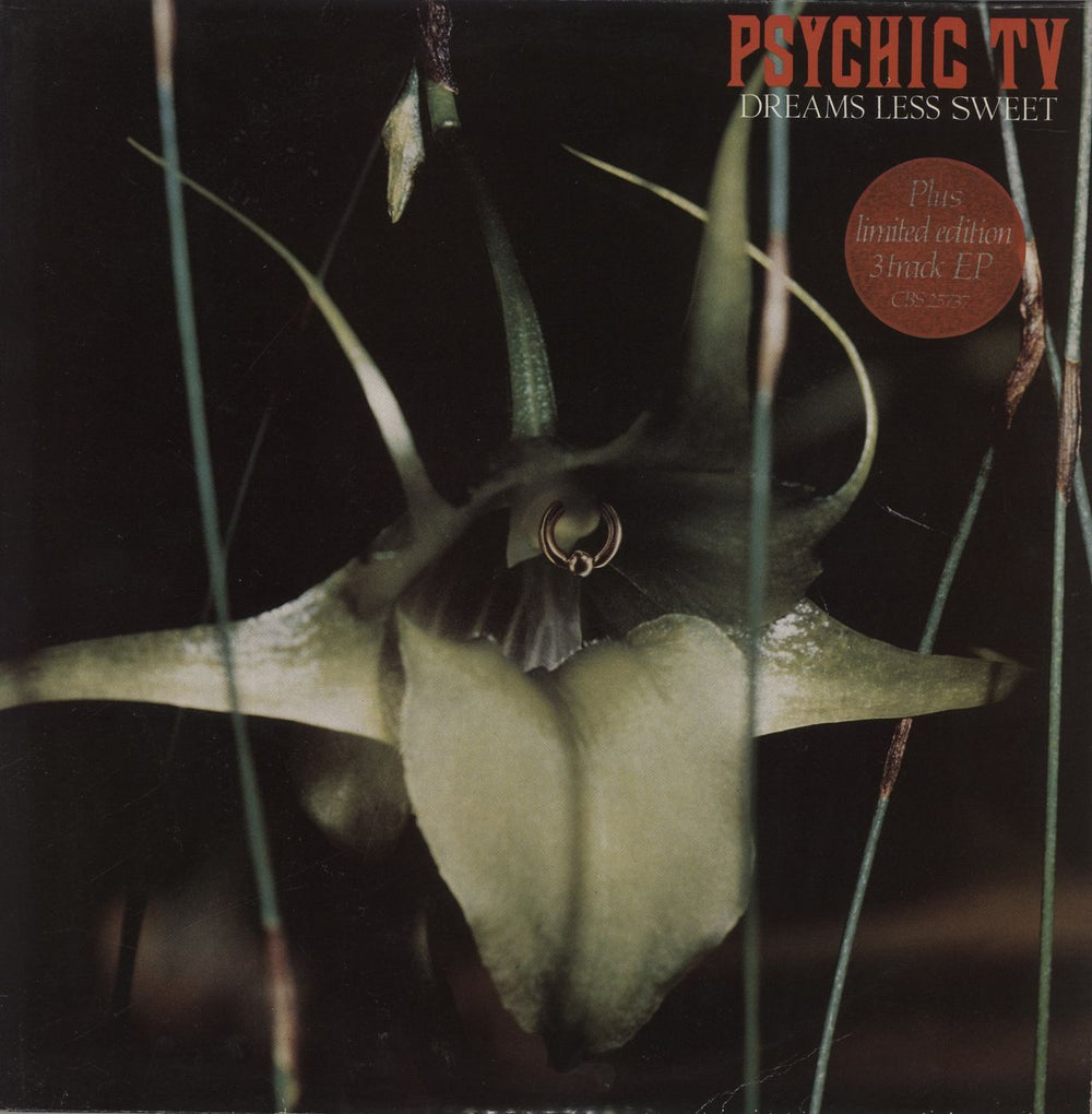 Psychic TV Dreams Less Sweet + Bonus Limited Edition 12" UK 2-LP vinyl record set (Double LP Album) 25737