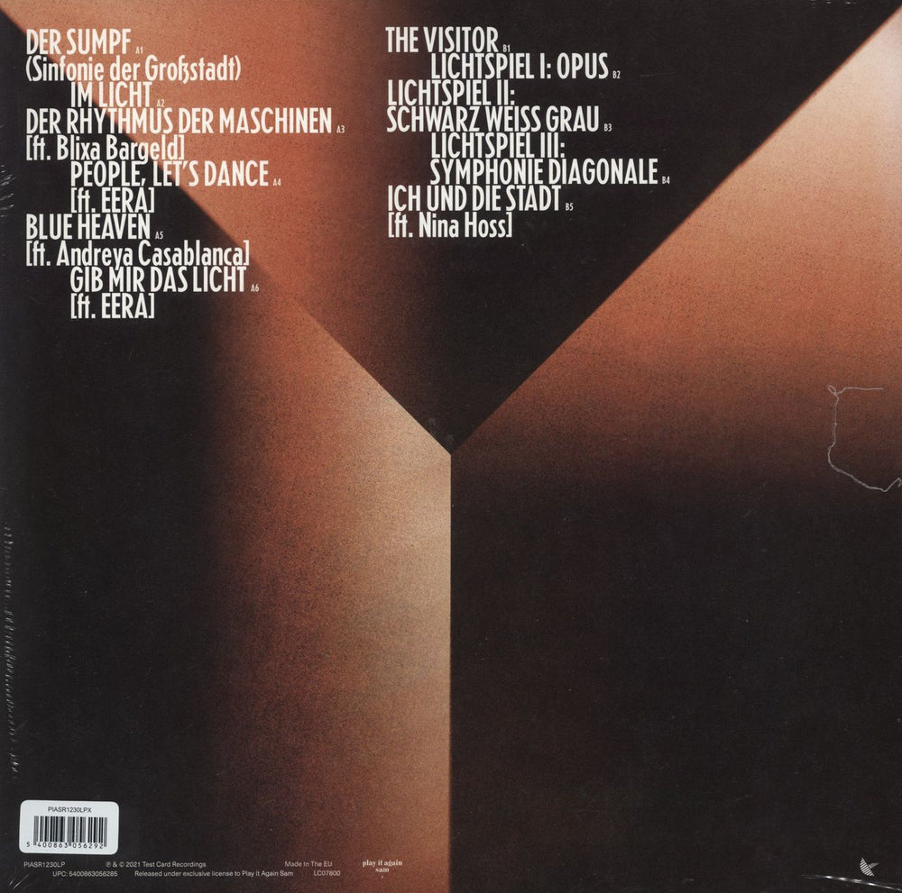 Public Service Broadcasting Bright Magic - Orange & Black Marbled - Sealed + Autographed Print UK vinyl LP album (LP record) 5400863056285