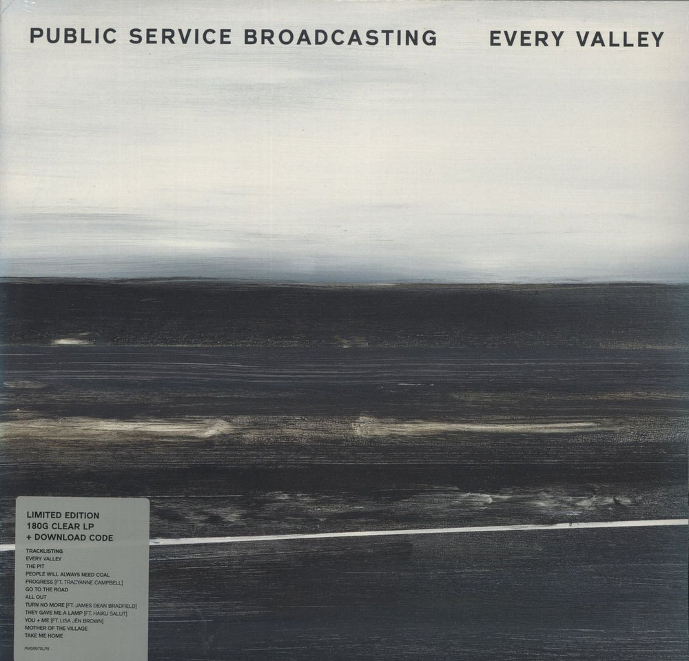 Public Service Broadcasting Every Valley - Clear vinyl - Sealed UK vinyl LP album (LP record) PIASR970LPX