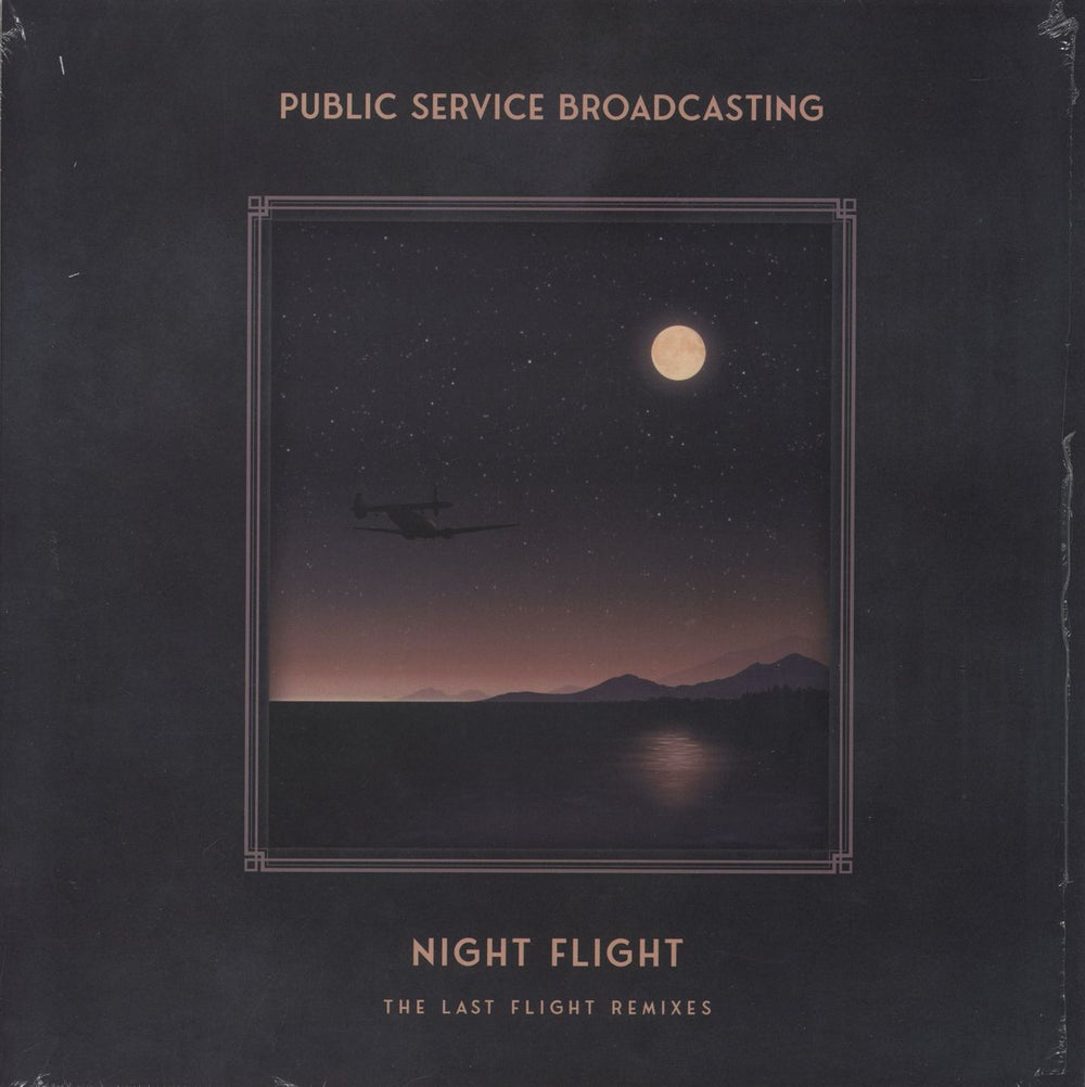 Public Service Broadcasting Night Flight - The Last Flight Remixes - Midnight Blue Vinyl UK vinyl LP album (LP record) SOAKLP622