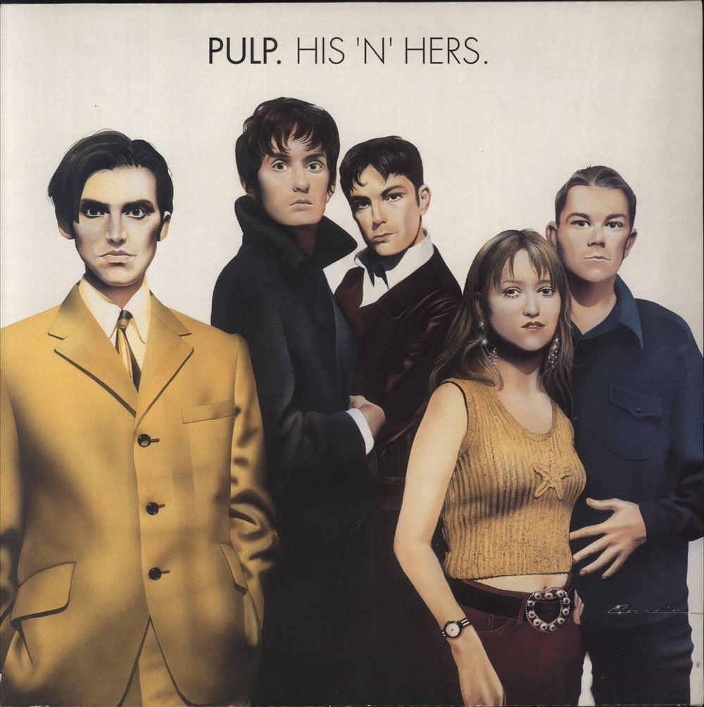 Pulp His 'N' Hers - EX UK vinyl LP album (LP record) ILPS8025