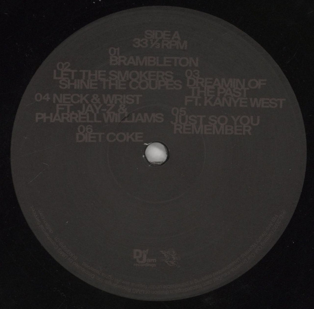 Pusha T It's Almost Dry US vinyl LP album (LP record) 5W8LPIT861244