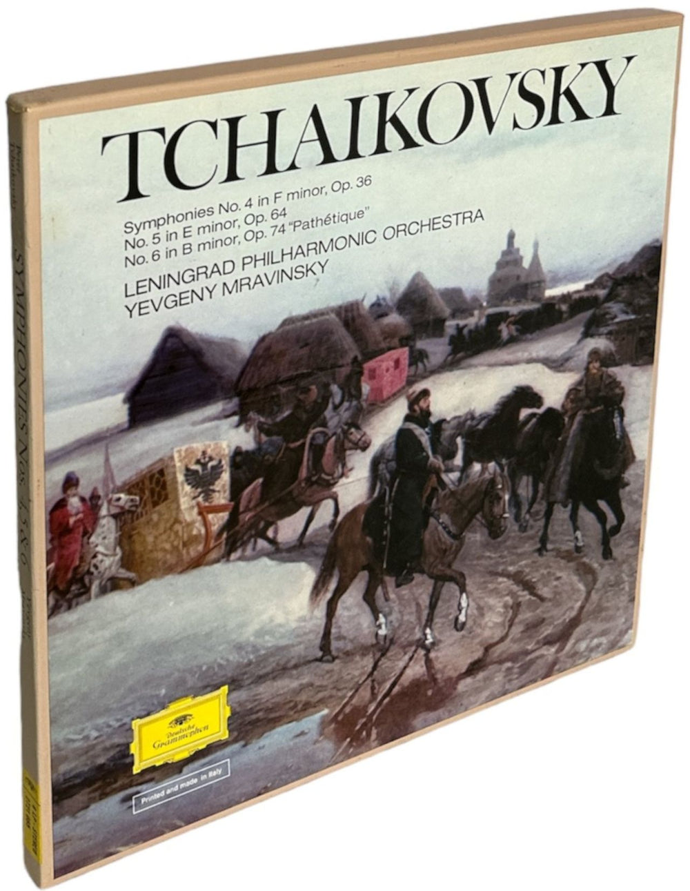 Pyotr Ilyich Tchaikovsky Symphonies No. 4 In F Minor, Op.36 / No. 5 In E Minor, Op. 64 / No. 6 In B Minor, Op. 74 "Pathétique German Vinyl Box Set 2721085