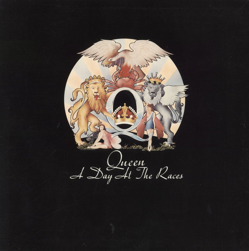 Queen A Day At The Races - 1st - EX UK vinyl LP album (LP record) EMTC104