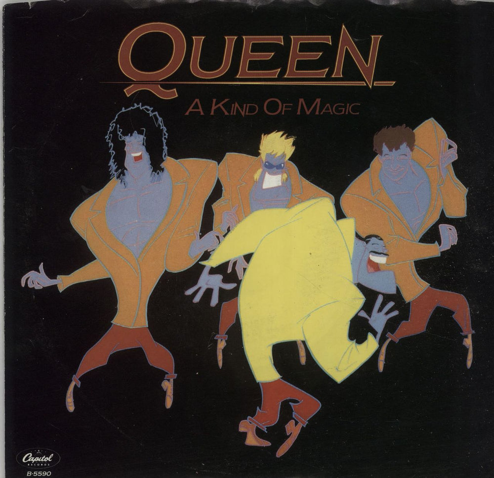 Queen A Kind Of Magic US Promo 7" vinyl single (7 inch record / 45) QUE07AK18912