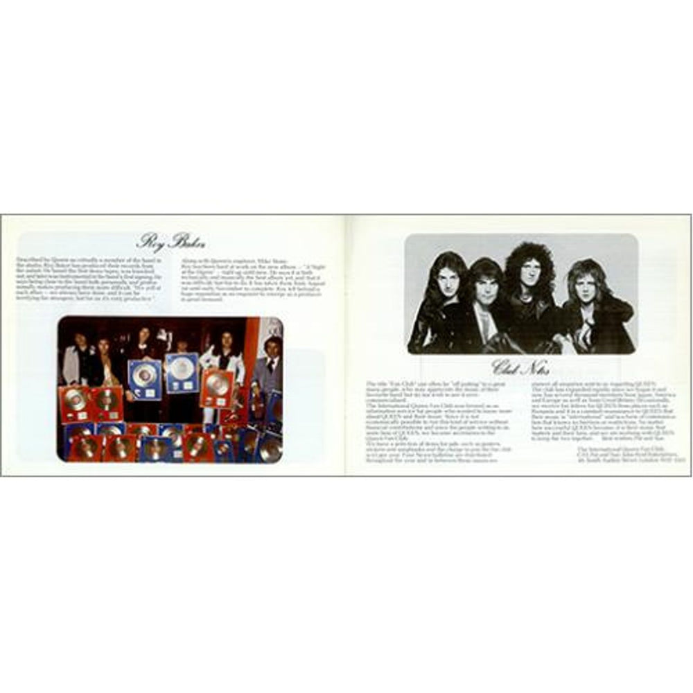 Queen A Night At The Opera UK tour programme QUETRAN91591