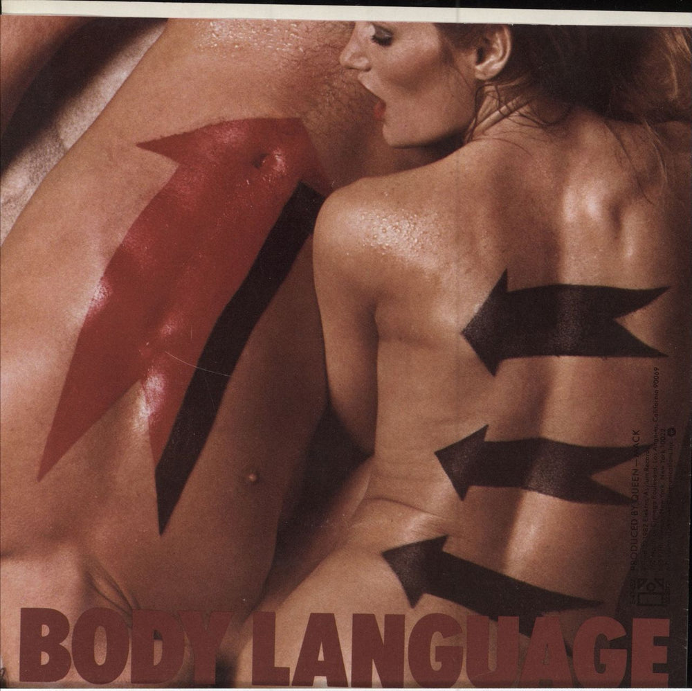 Queen Body Language US 7" vinyl single (7 inch record / 45)