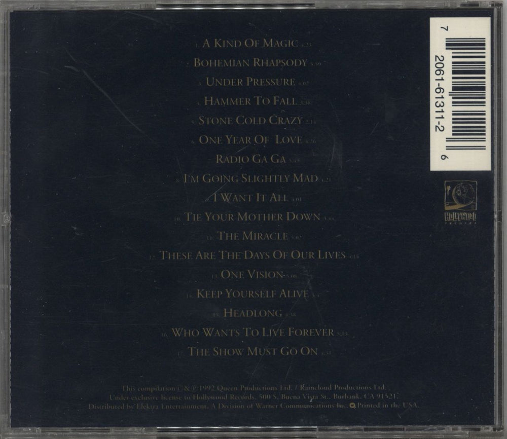 Queen Classic Queen US CD album (CDLP) 720616131126