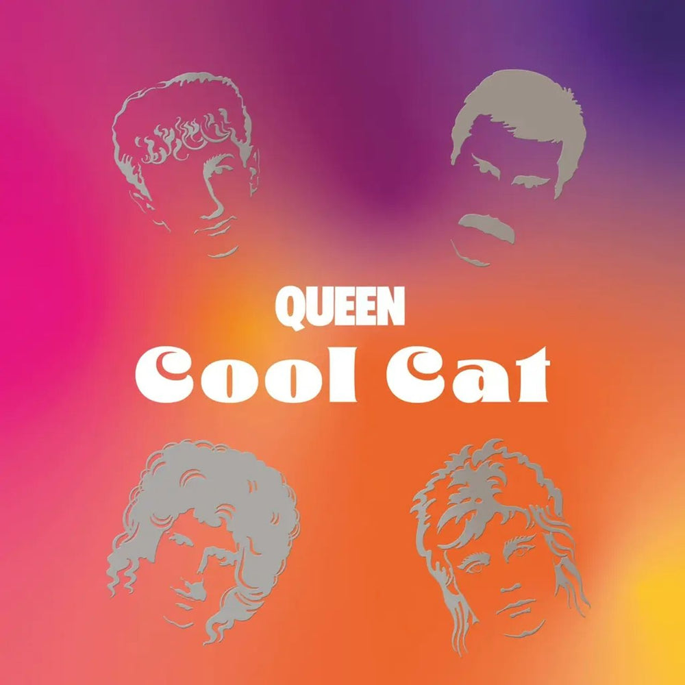 Queen Cool Cat - Pink Vinyl + Foil-stamped Cover Art - RSD 2024 - Sealed UK 7" vinyl single (7 inch record / 45) QUE07CO834161