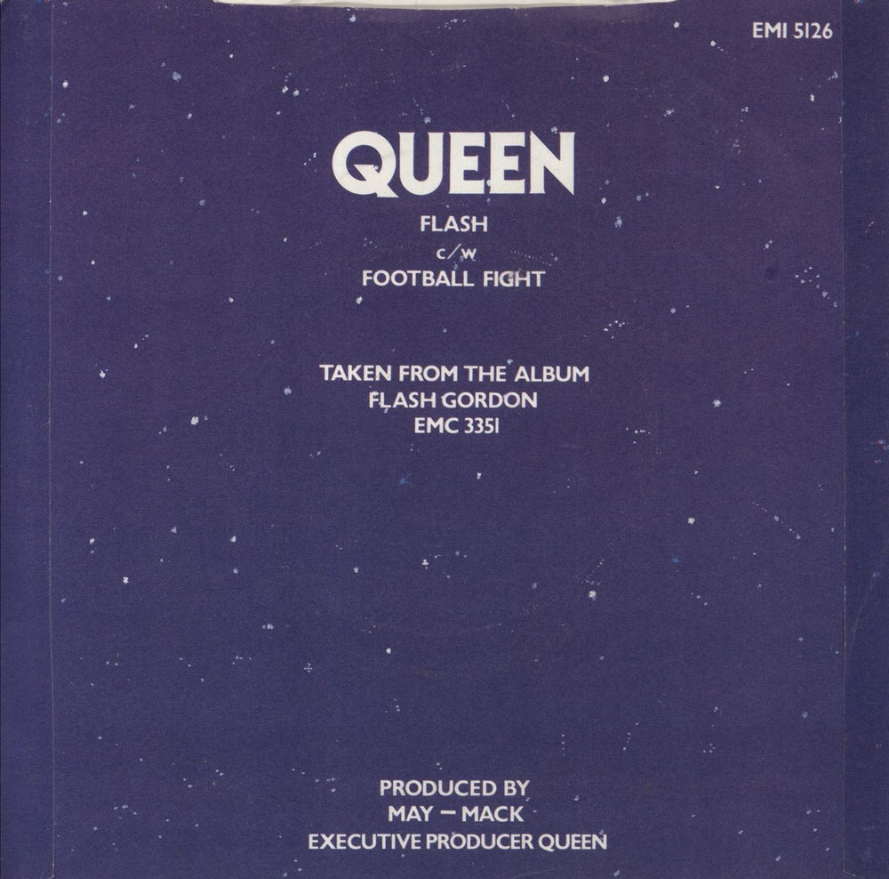 Queen Flash - 4-Pr UK 7" vinyl single (7 inch record / 45)