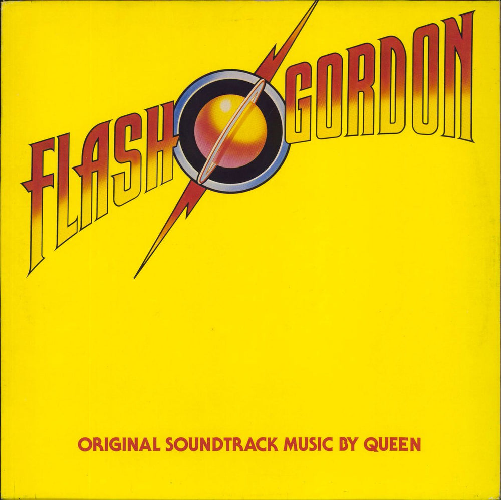 Queen Flash Gordon - Die-Cut Inner UK vinyl LP album (LP record) EMC3351