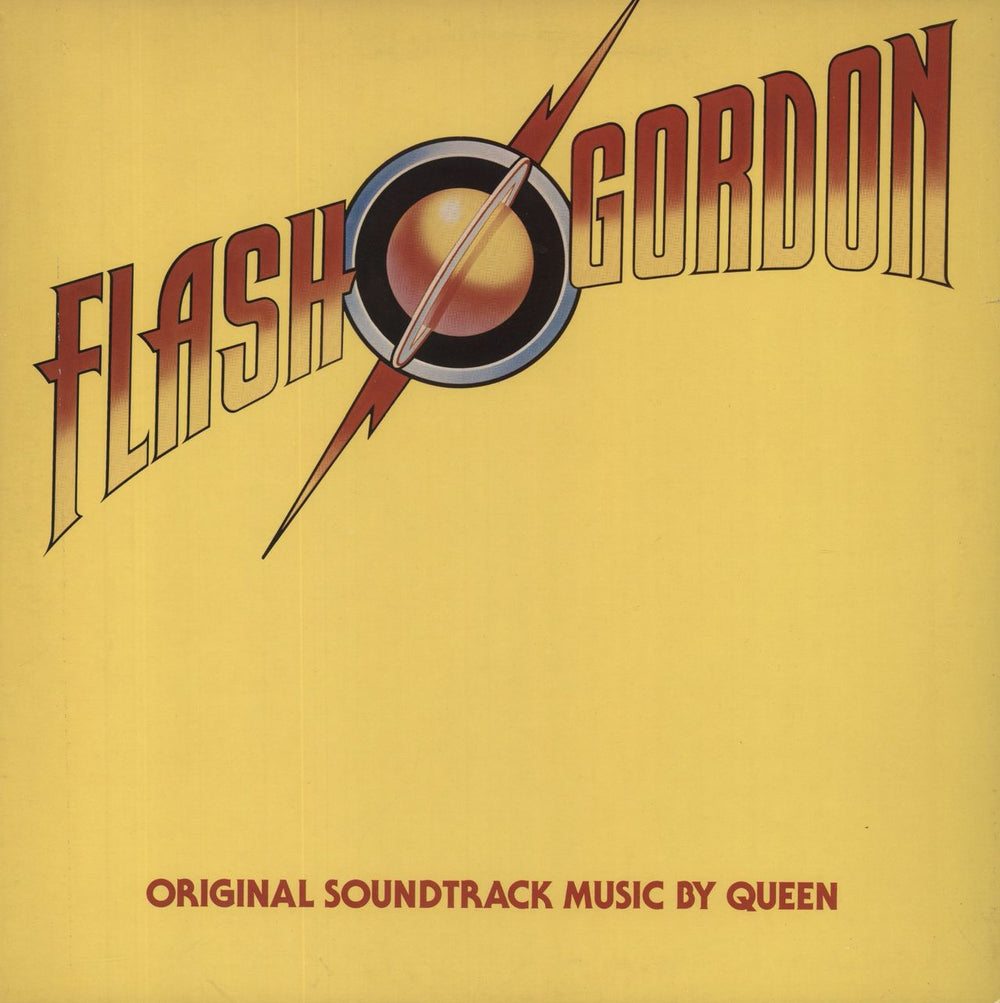 Queen Flash Gordon + Die-Cut Inner - EX UK vinyl LP album (LP record) EMC3351