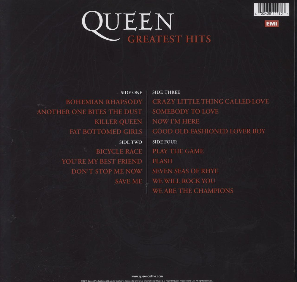 Queen Greatest Hits: HMV Exclusive UK 2-LP vinyl record set (Double LP Album) 602438444601