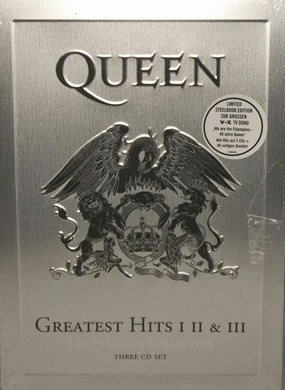 Queen Greatest Hits I II & III - The Platinum Collection - Sealed German 3-CD album set (Triple CD) QUE3CGR790354