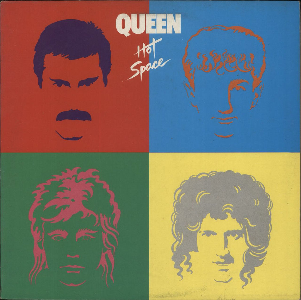 Queen Hot Space - EX UK vinyl LP album (LP record) EMA797