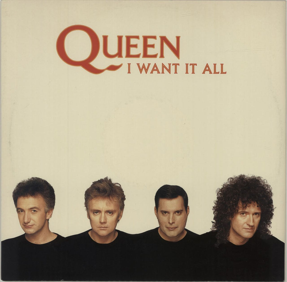 Queen I Want It All UK 12" vinyl single (12 inch record / Maxi-single) 12QUEEN10