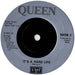 Queen It's A Hard Life - 1st - Inj UK 7" vinyl single (7 inch record / 45) QUE07IT585662