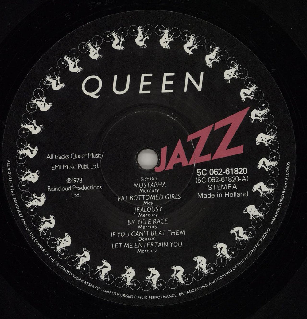 Queen Jazz US vinyl LP album (LP record) QUELPJA757890