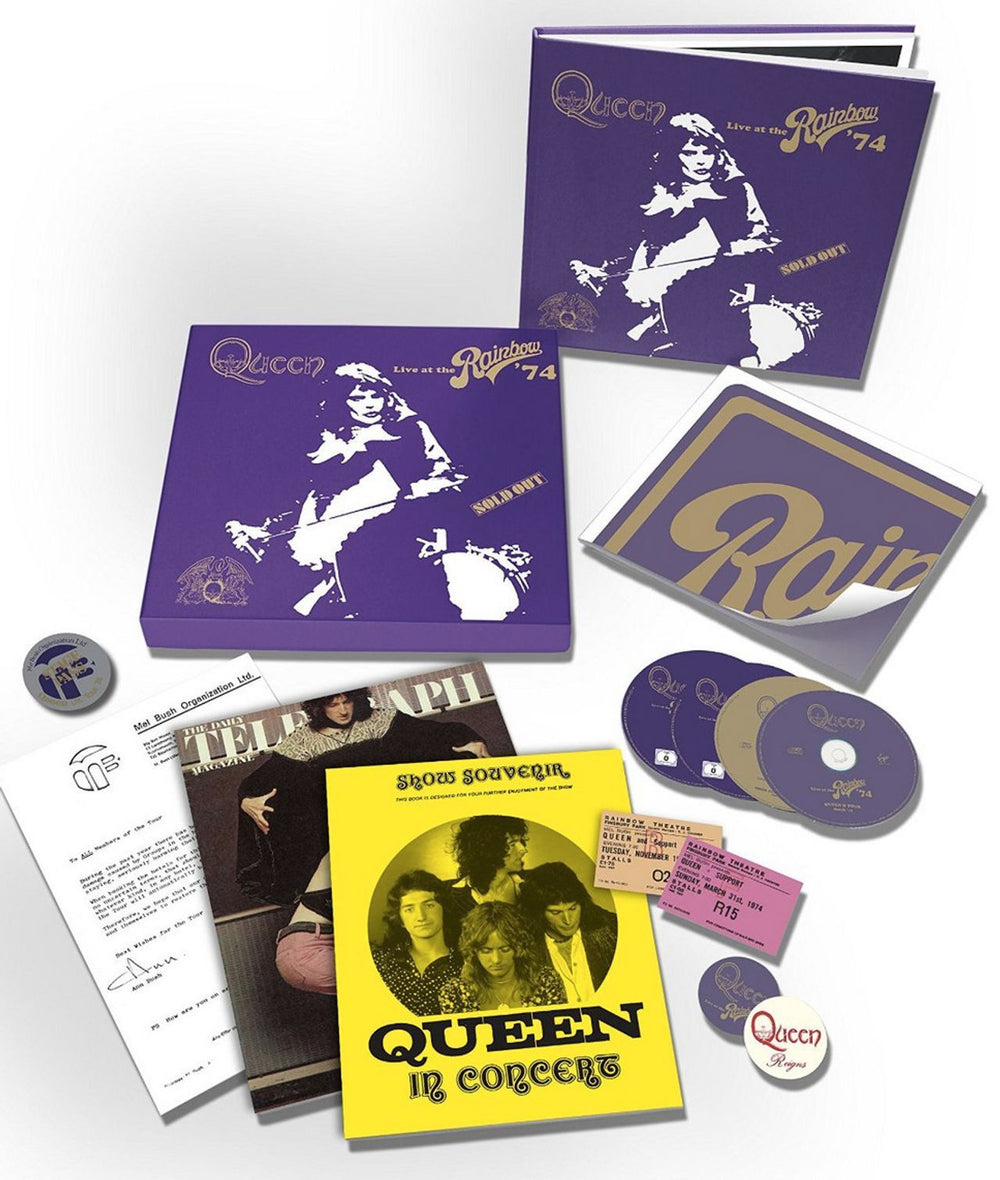 Queen Live At The Rainbow '74 - Super Deluxe Edition - Sealed UK CD Album Box Set QUEDXLI834365