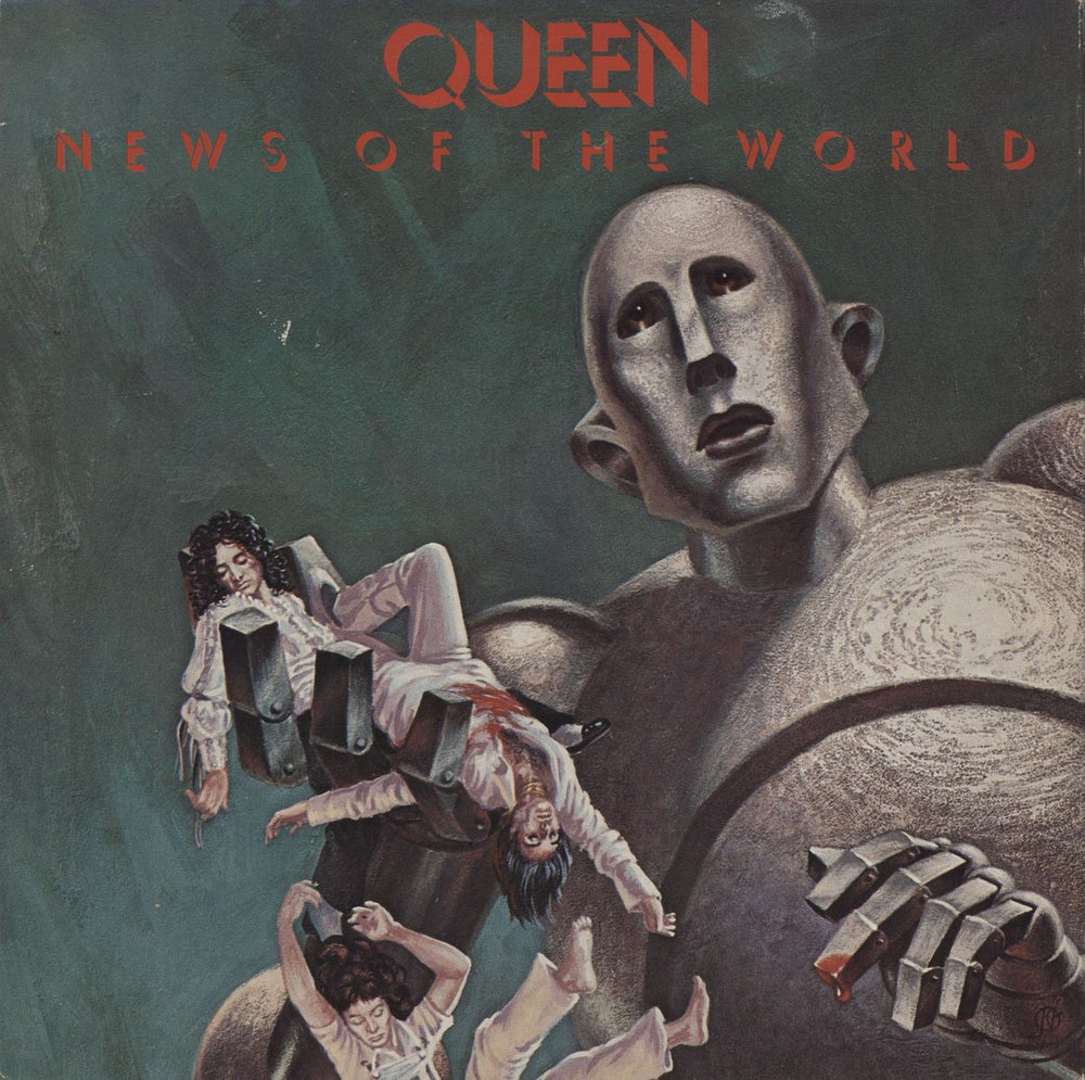 Queen News Of The World Singapore vinyl LP album (LP record) EMA784