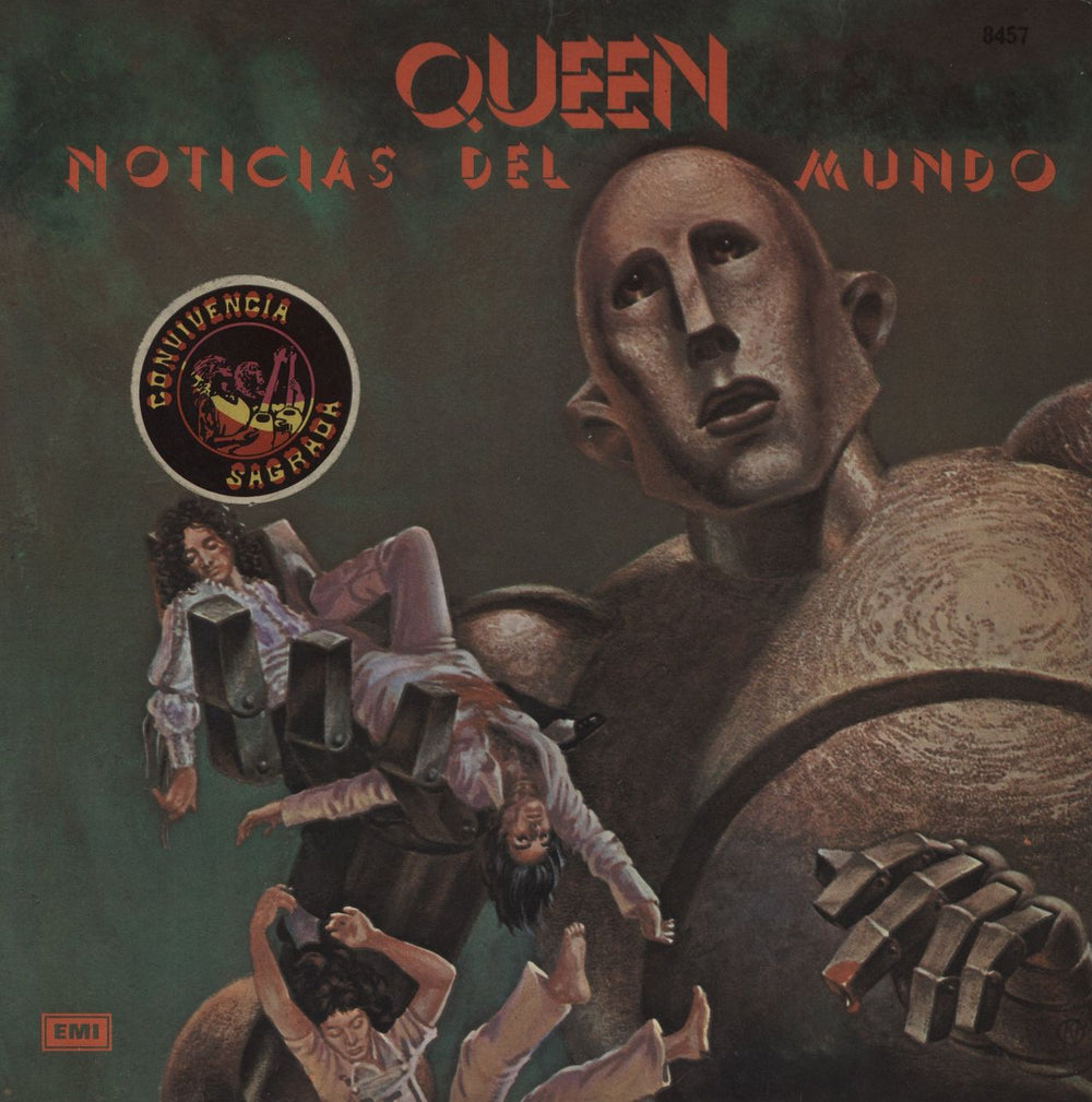 Queen Noticias Del Mundo - News Of The World Argentinean vinyl LP album (LP record) 8457