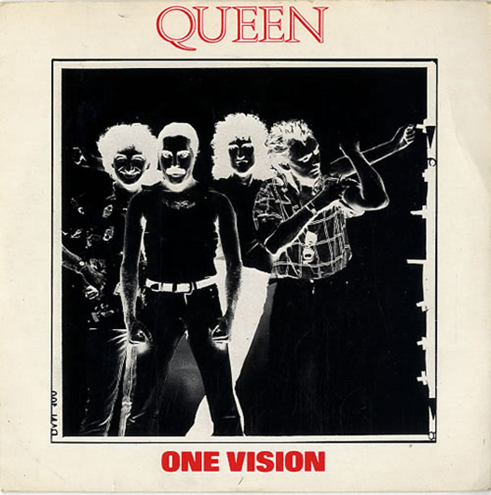 Queen One Vision UK 7" vinyl single (7 inch record / 45) QUEEN6