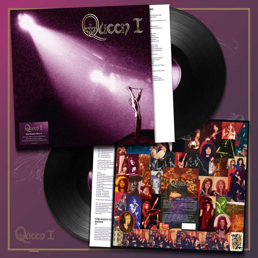 Queen Queen I - 2024 Mix - 180 Gram Black Vinyl - Gold Foil Cover Title -  Sealed UK Vinyl LP