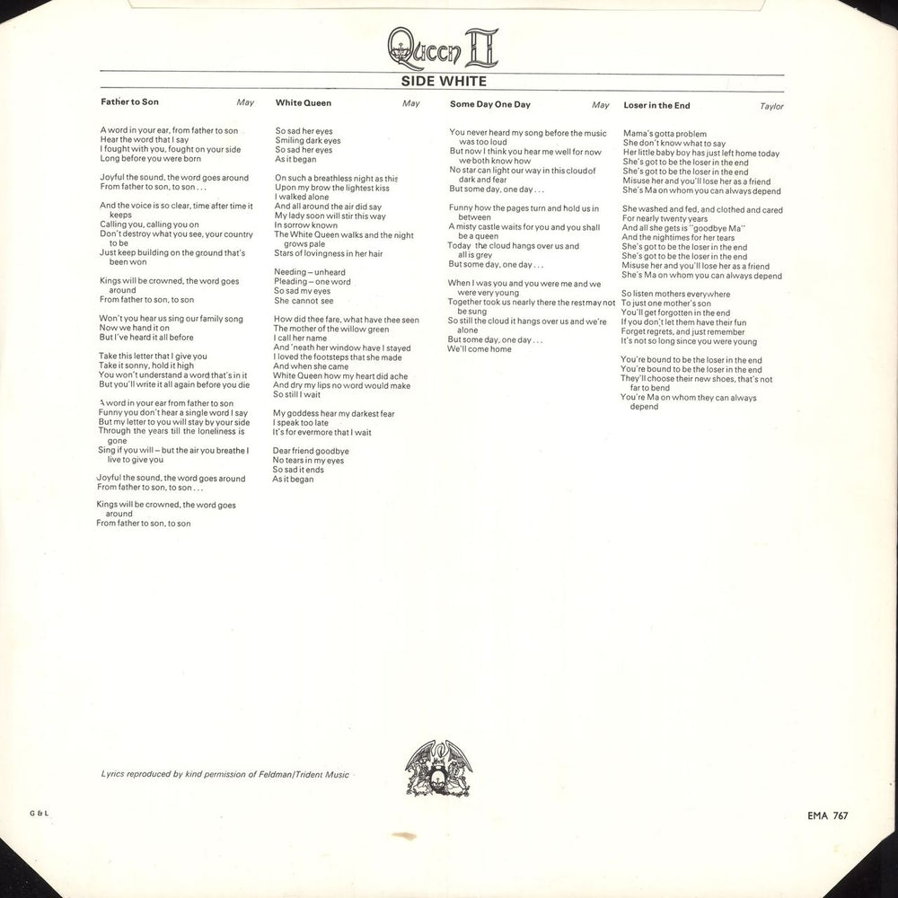 Queen Queen II - 3rd UK vinyl LP album (LP record) 1974