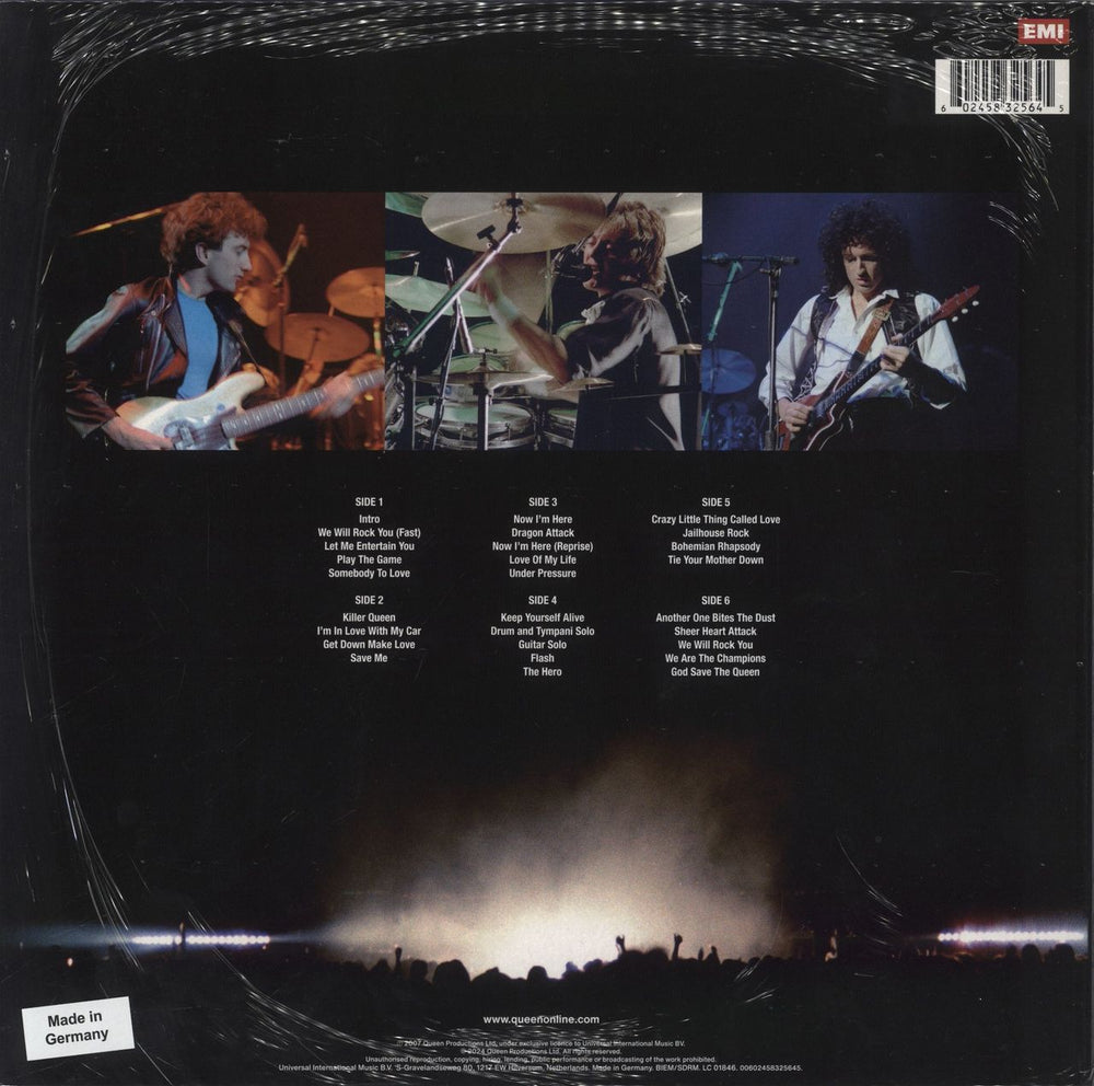 Queen Rock Montreal - Blue Vinyl - Sealed UK 3-LP vinyl record set (Triple LP Album) 602458325645