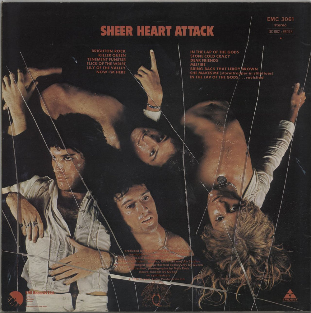 Queen Sheer Heart Attack - 1st UK vinyl LP album (LP record) QUELPSH93402