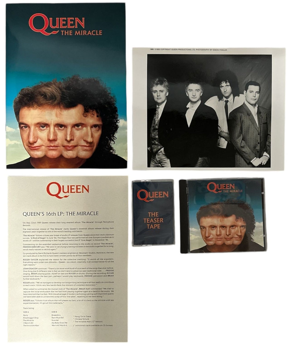 Queen The Miracle UK Promo box set QUEBXTH169509