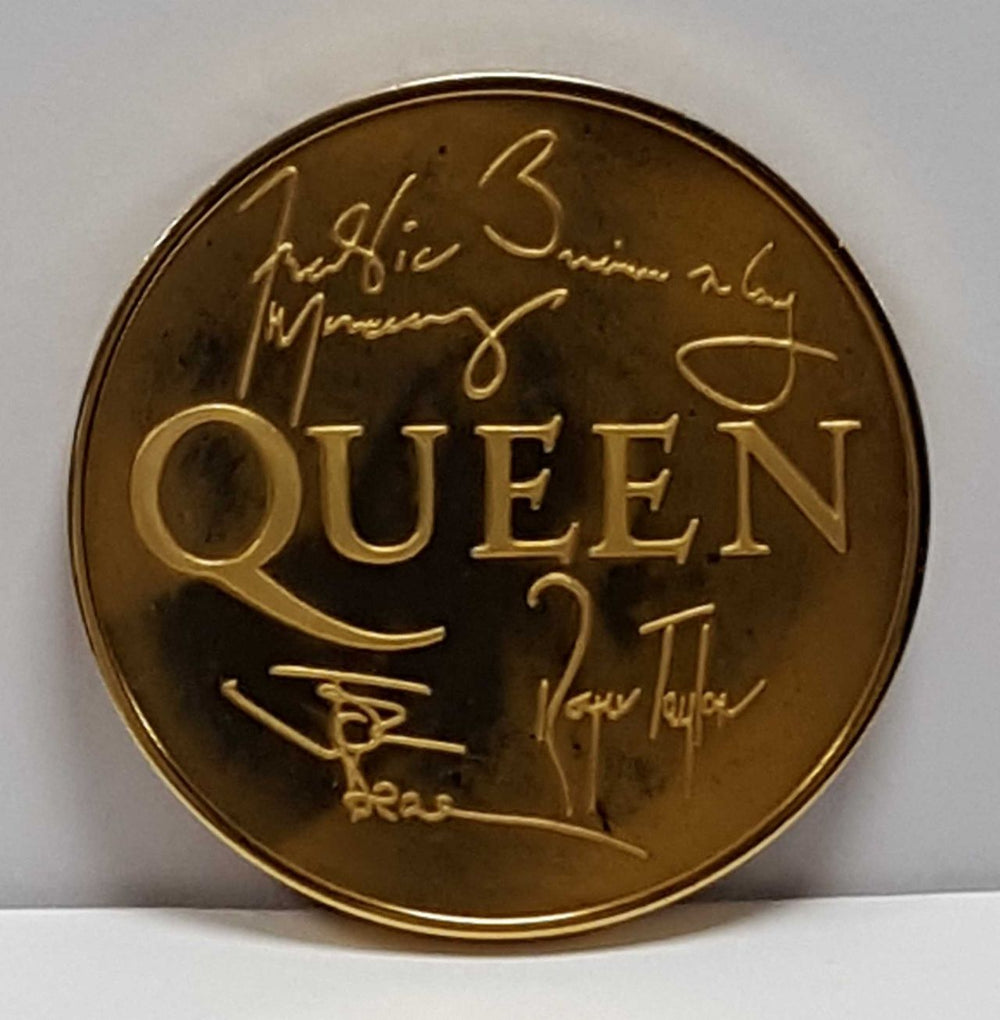 Queen The Official Medal - 22ct Gold Medallion UK Promo memorabilia