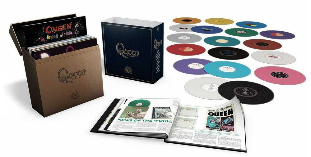 Queen The Queen Studio Collection + Mailer UK Vinyl Box Set 0602547202888