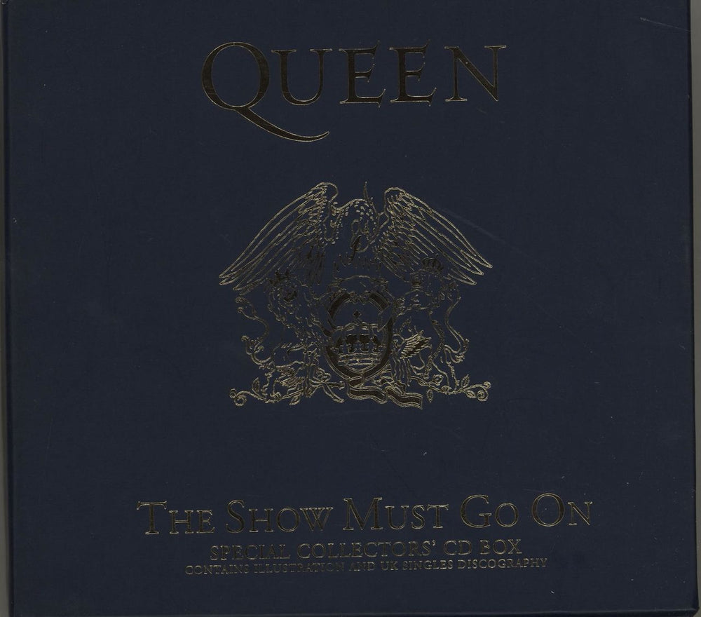 Queen The Show Must Go On - Box + Poster UK CD Single Box Set CDQUEENS19