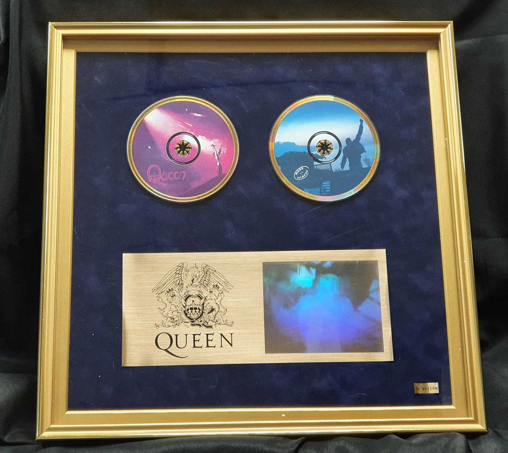 Queen Ultimate Queen + Crest Logo Outer Box UK CD Album Box Set 1995