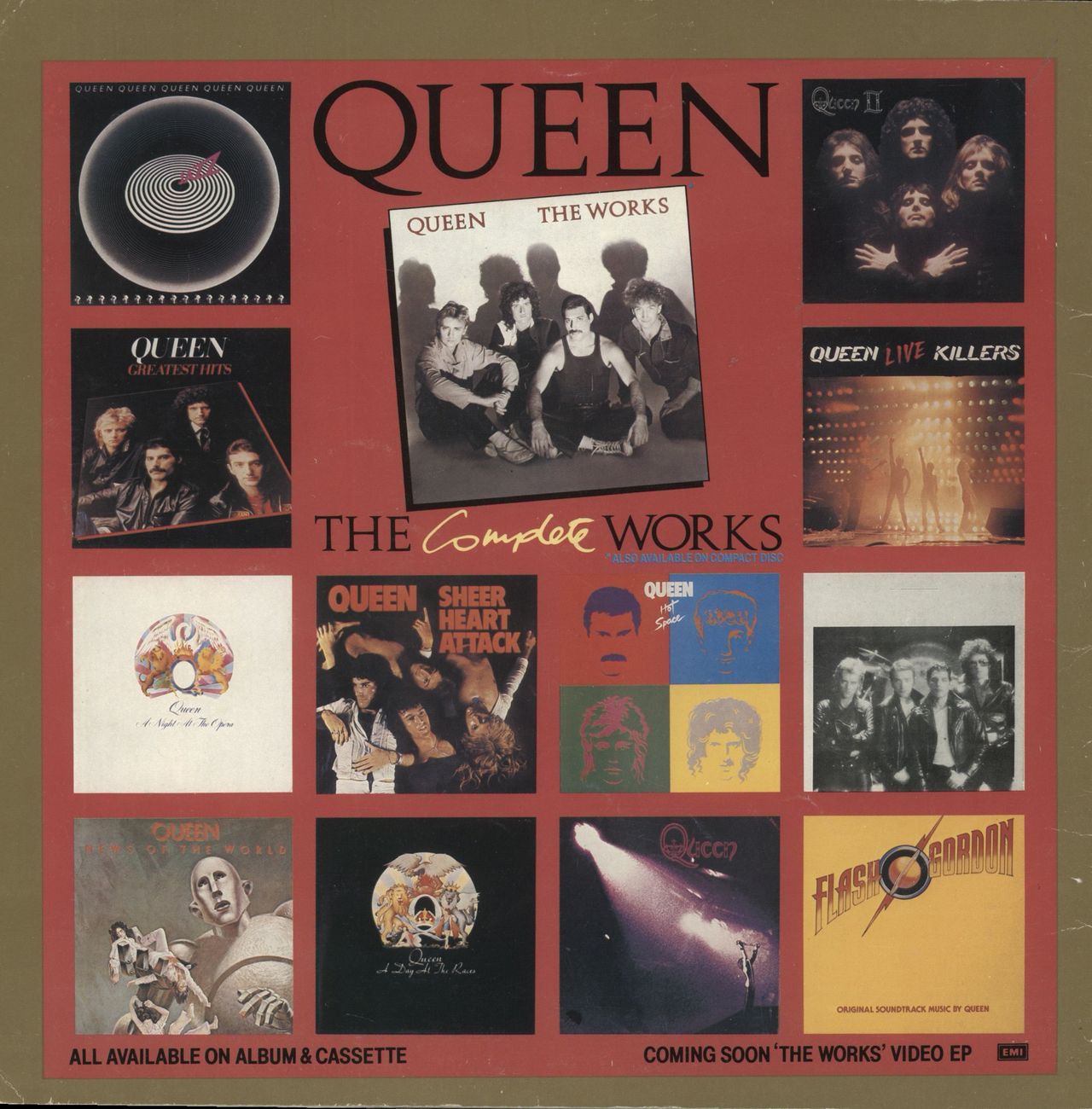 Queen Works UK tour programme